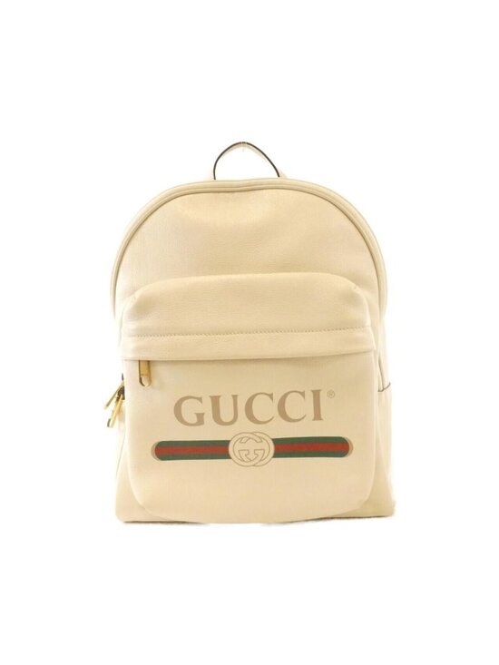 Gucci Print Backpack White main image 6
